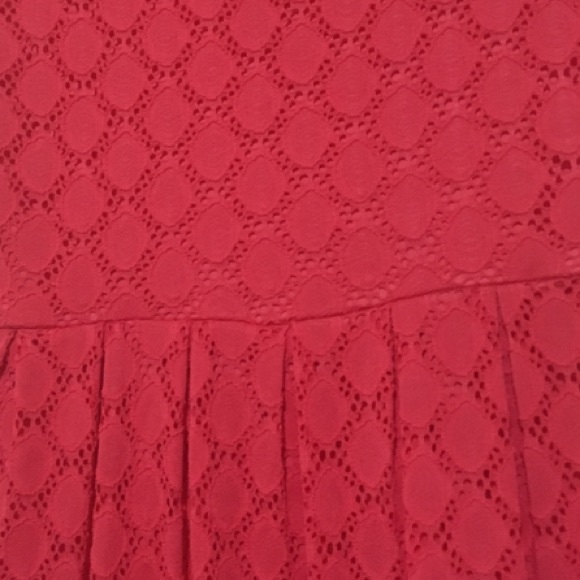 Ronni Nicole Coral Pink Lace Dress - Picture 3 of 3